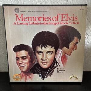 ELVIS PRESLEY MEMORIES OF ELVIS 5 RECORD ALBUM BOX SET RCA CANDLELITE DML5-0347